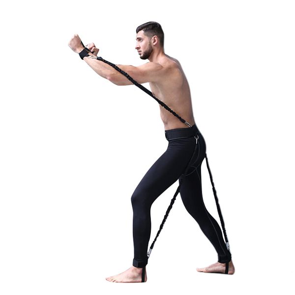 fitness resistance pull rope elastic rope training equipment natural rubber band belt gym equipment basketball resistance